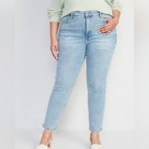 Old Navy‎ Light Wash High Waisted OG Straight Jeans Size 4
